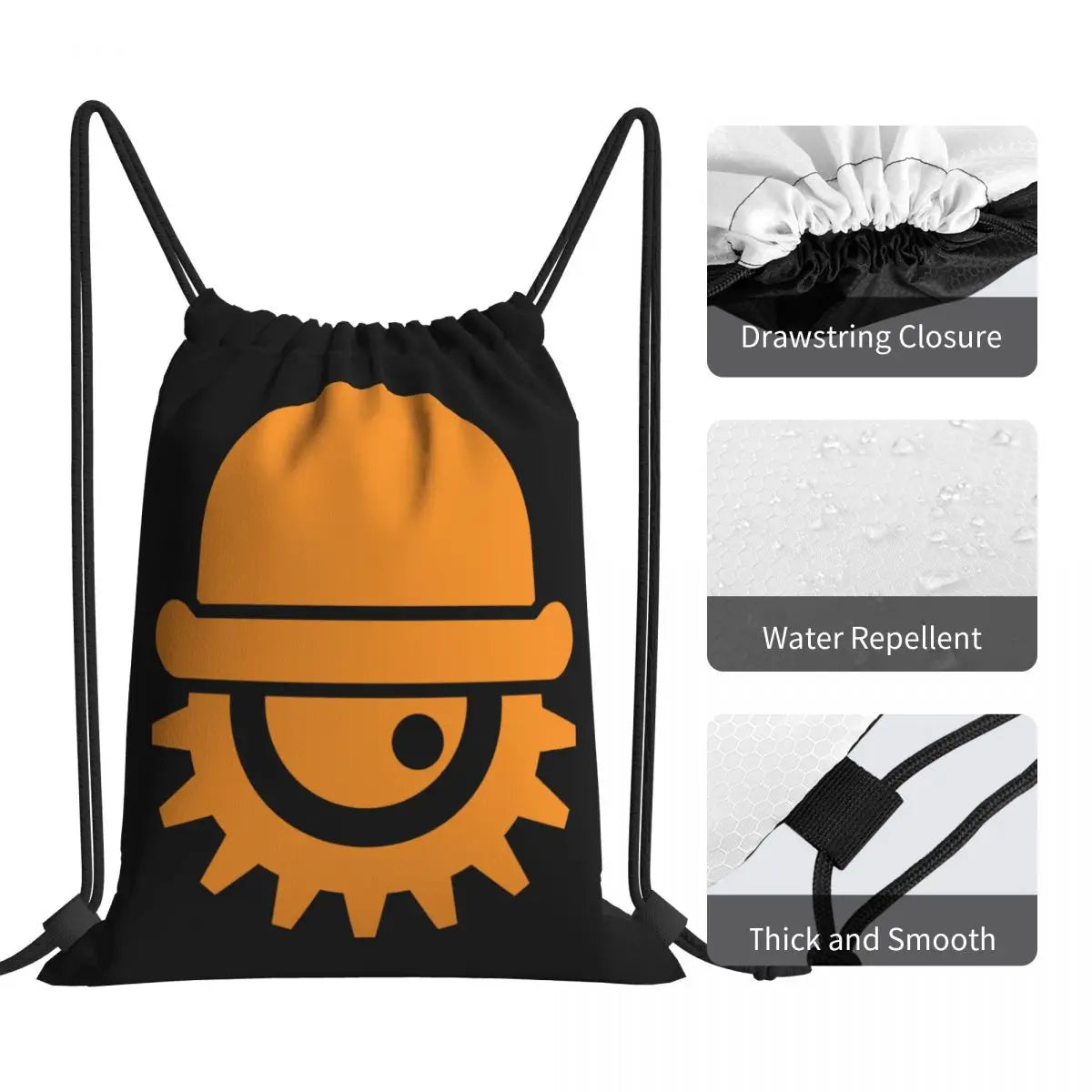 Clockwork Drawstring Bags Gym Bag School Backpacks