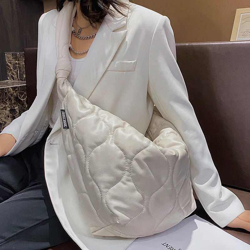 Women's Leather Composite Shoulder Bag Large Capacity Handbag