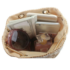 Diamond Clutch Evening Bag Women Shoulder Handbag Lady Wedding Party Pouch