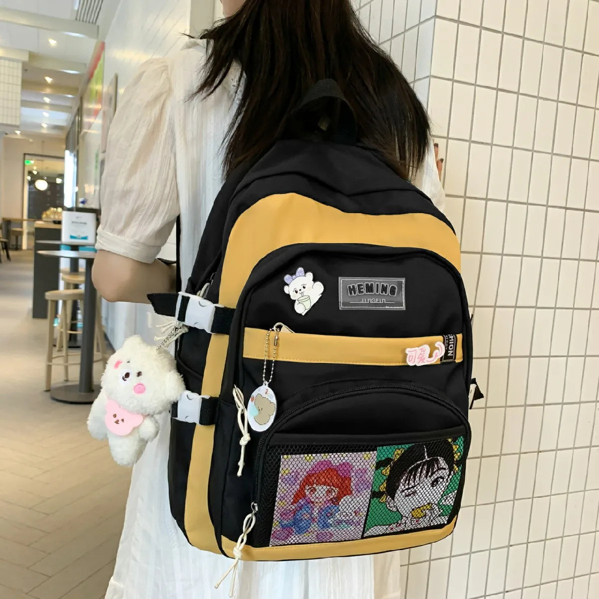 Waterproof College Laptop Backpack for Men and Women