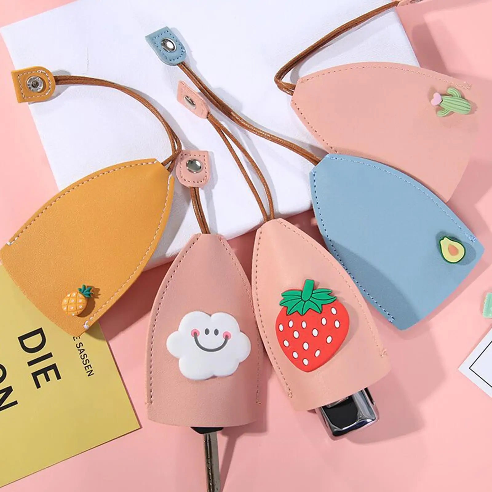 Key Protector Leather Key Bag Universal Bag Cover Organizer
