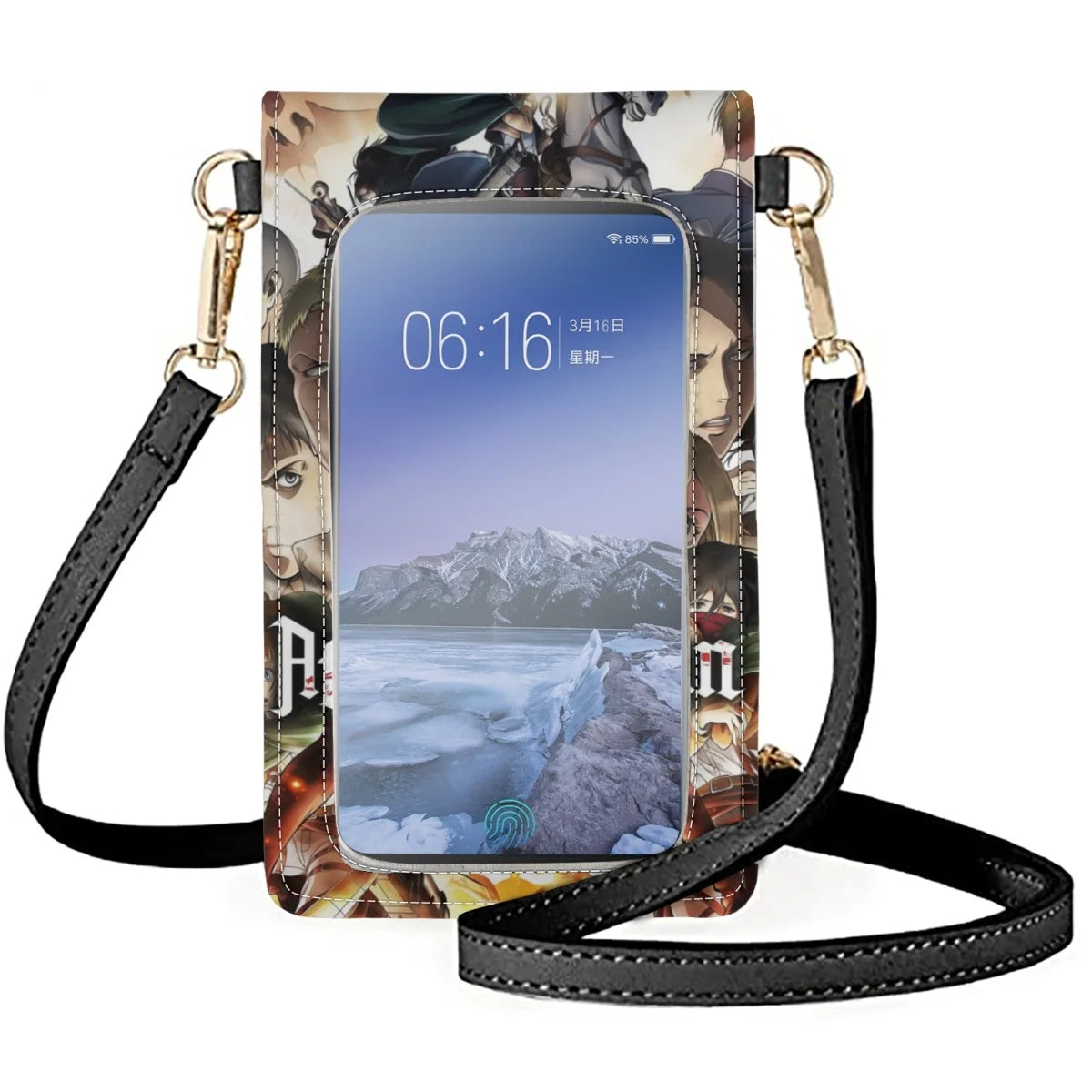 Coloranimal Anime Attack On Giant Ladies Literary Portable Bag