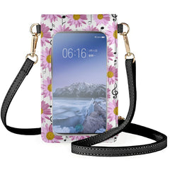 Coloranimal Corgi Daisy Piano Notes Waterproof Phone Bag Girls Birthday Gift