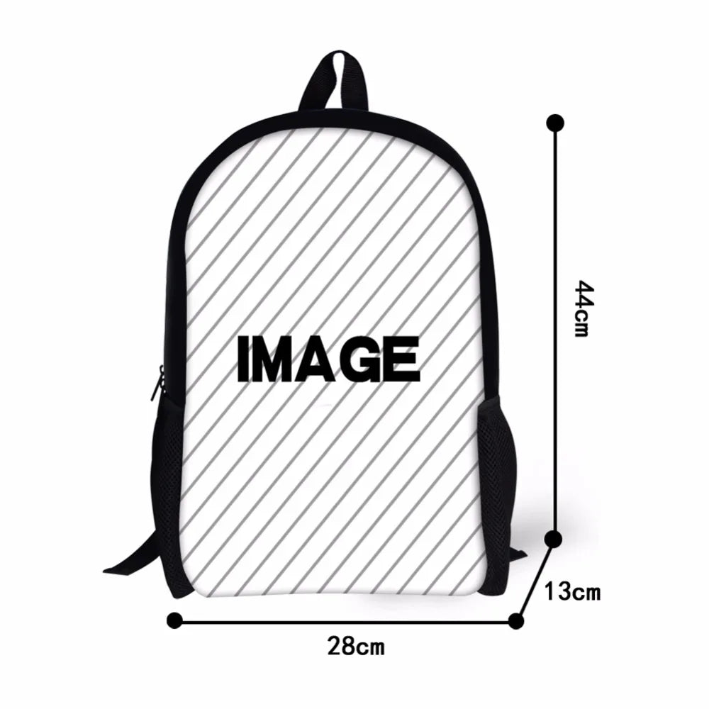 Coloranimal Seabed Fishes Pattern Teenager School Bag Large Capacity Backpack