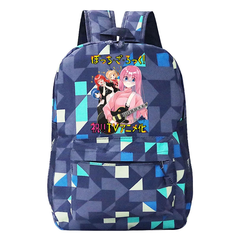 Comic Bocchi The Rock Backpack Kids Harajuku Canvas Bag