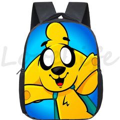 Anime Backpack for Kids, Cartoon Mikecrack Schoolbag, Back to School Bookbag