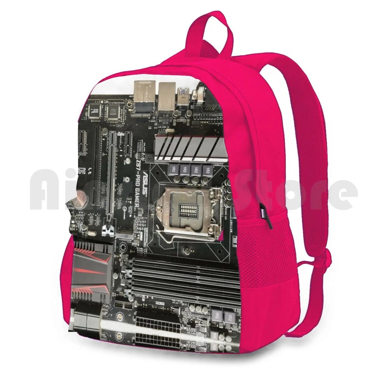 Computer Motherboard Outdoor Hiking Backpack