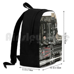 Computer Motherboard Outdoor Hiking Backpack