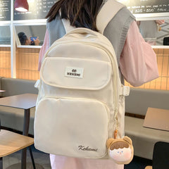 Casual Women Backpack Waterproof Nylon Student Bag