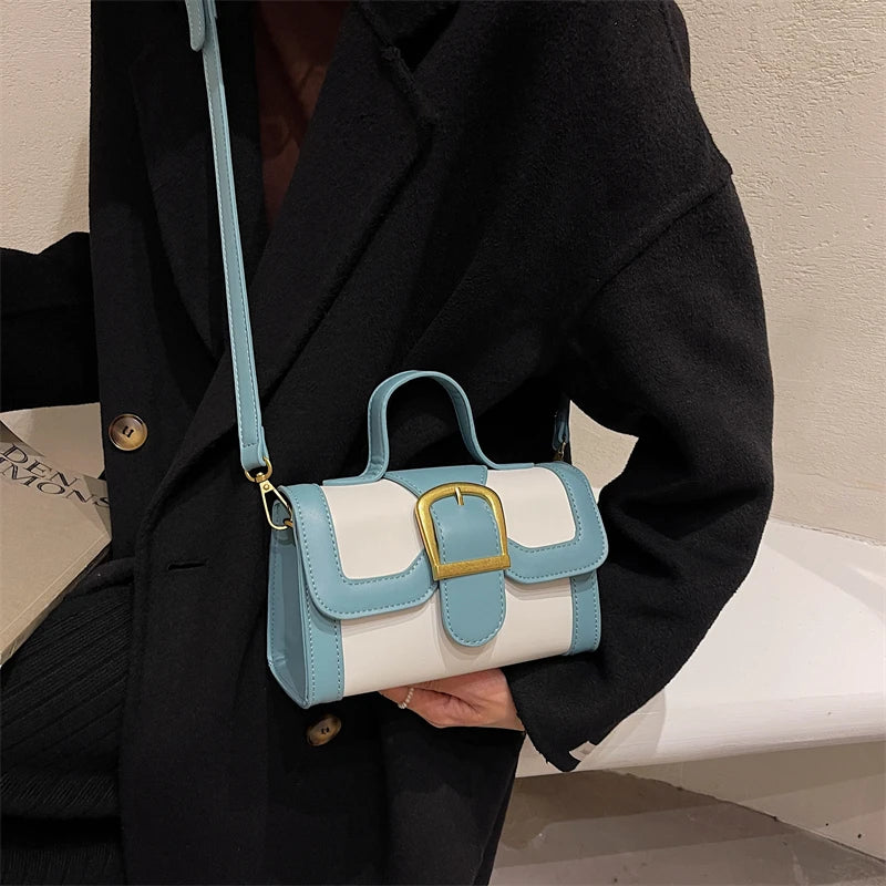 Leather Crossbody Bag Women Travel Handbag Shoulder Messenger Bag