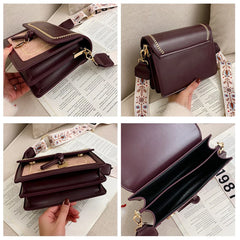 Leather Crossbody Bag Women Messenger Bag