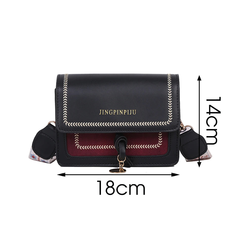 Leather Crossbody Bag Women Messenger Bag