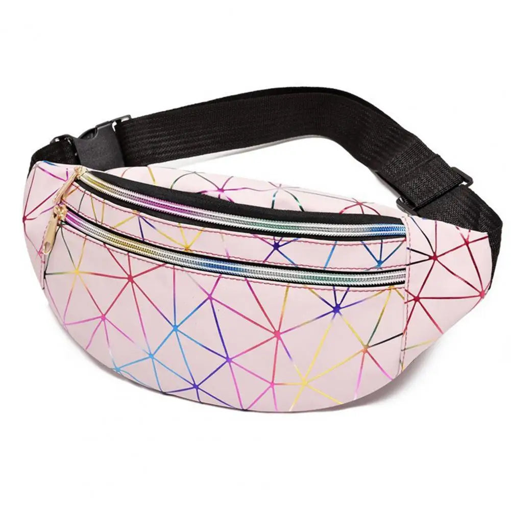 Plaid Pattern Fanny Pack Multifunction Crossbody Waist Bag