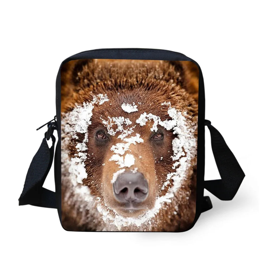 Animal Women Mini Cross-body Bag Messenger Bags Shoulder Pocket Packs