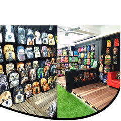 Funk Skull 3D Print School Backpack for Boys Girls Back Pack Teenager