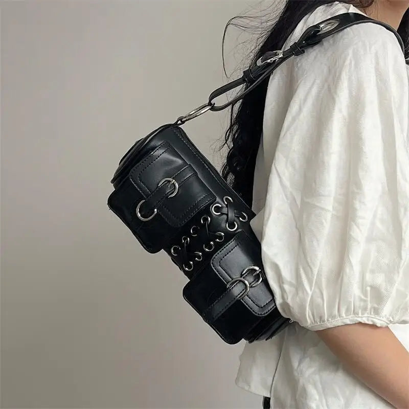 Women's PU Leather Shoulder Bag with Advanced Strap