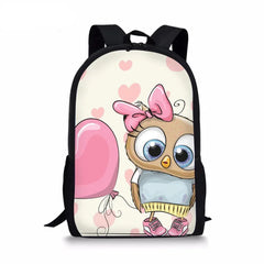 Owl Pattern Children School Bags Orthopedic Backpacks Girls Schoolbag Boys