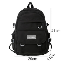 Female Waterproof College Backpack Lady Laptop Book Bag