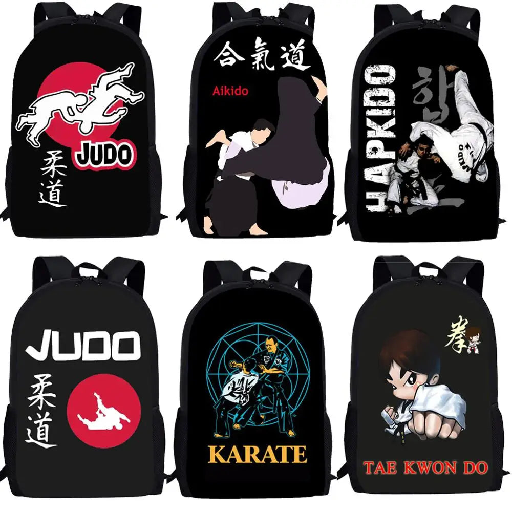 Martial Arts Backpack for Teenage Boys Girls