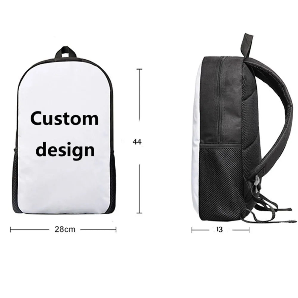 Animal Wolf School Backpack Classic Toddler Kids Bagpack 3D Rucksack