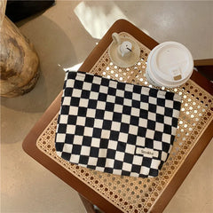 Corduroy Cosmetic Bag Smile&Dots Makeup Organizer Storage Bag Girls Pencil Case