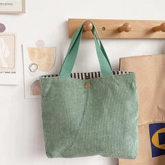 Corduroy Mini Hand Bag Small Square Portable Handbags Women Casual Shopping