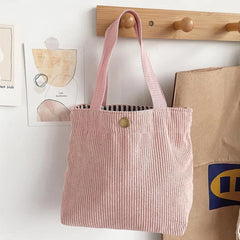 Corduroy Mini Hand Bag Small Square Portable Handbags Women Casual Shopping