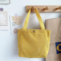 Corduroy Mini Hand Bag Small Square Portable Handbags Women Casual Shopping