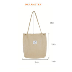 Corduroy Shoulder Bags Crossbody Handbag for Women