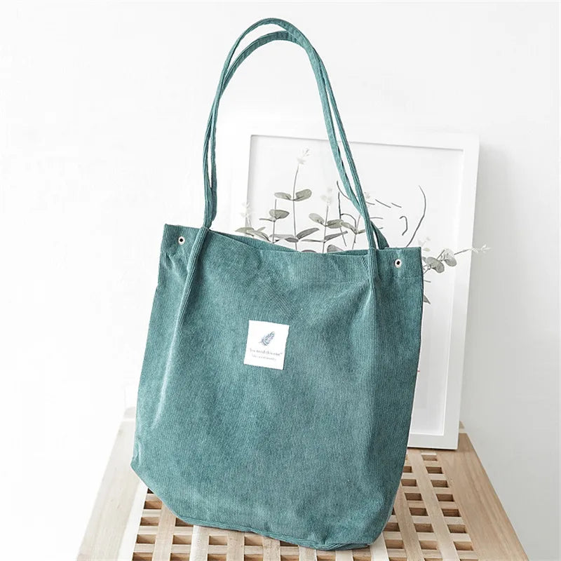 Corduroy Shoulder Bags Crossbody Handbag for Women