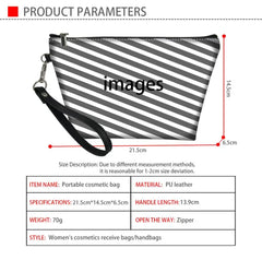 Gothic Cat 3D Pattern Cosmetic Bag