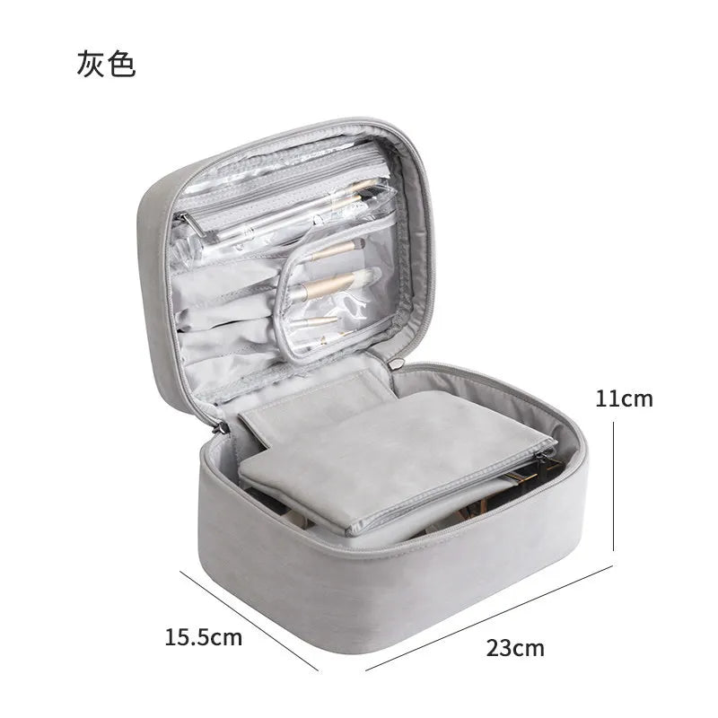 Large Capacity Cosmetic Bag for Women, Portable Organizer