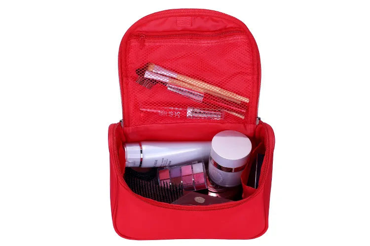 Female Professional Cosmetic Bag Large Capacity Storage Handbag