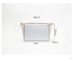 Canvas Insert Bag for Large Tote Makeup Organizer