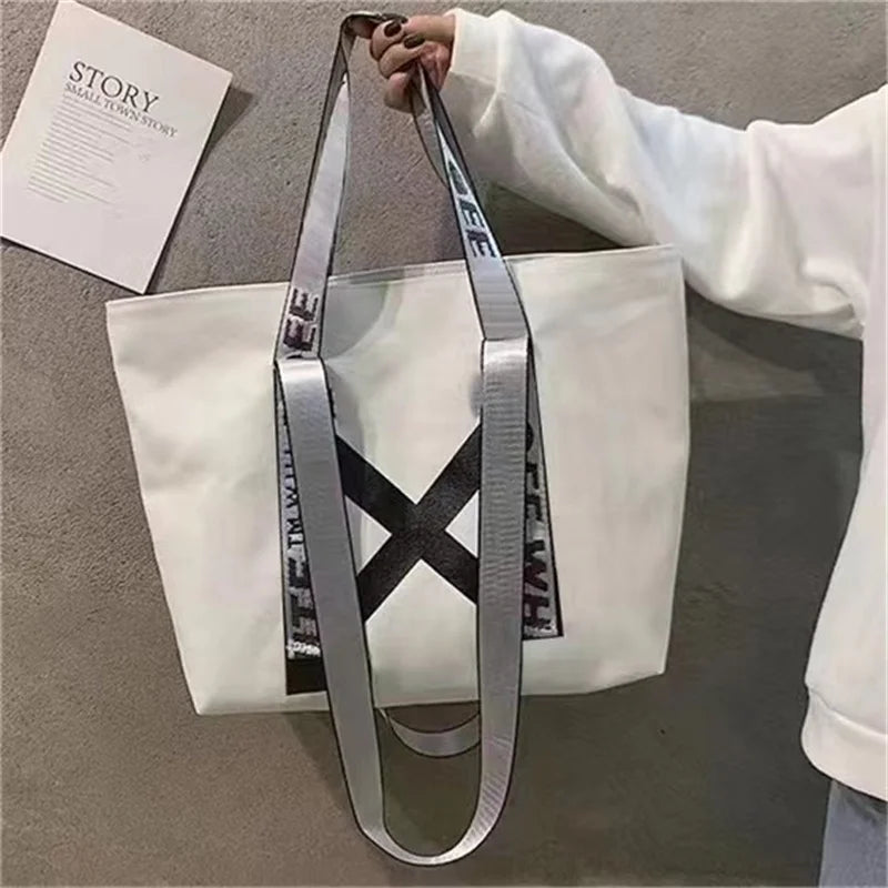 Canvas Tote Shopping Bag Lady Bag Big Capacity