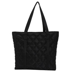Cotton Padded Women Tote Bag Large Capacity Nylon Shoulder Handbags