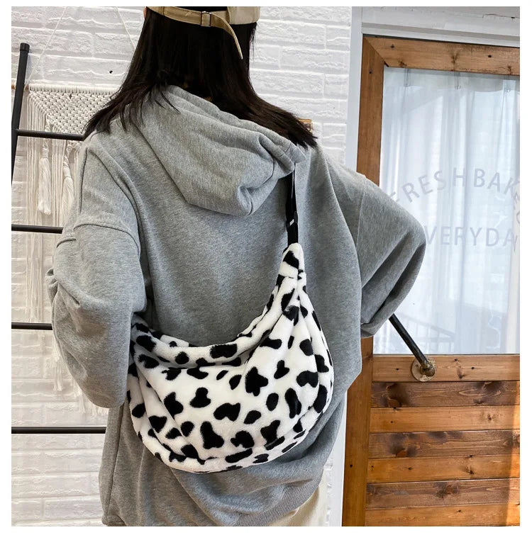 Cow Print Women Tote Handbag Large Shoulder Bag