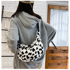 Cow Print Women Tote Handbag Large Shoulder Bag