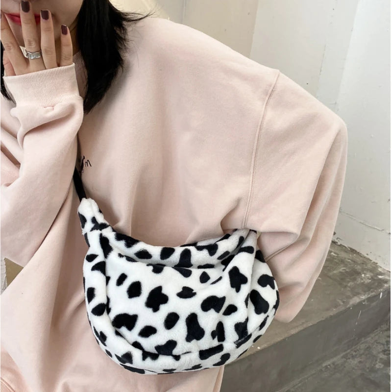 Cow Pattern Women Tote Handbags Large Shoulder Bag
