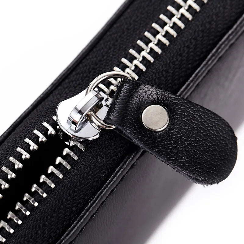 Cow Split Leather Key Holder House Keychain Bag Organizer