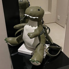 Dinosaur Backpack Parent-child Animal Cartoon Backpack High Leather Dinosaurs
