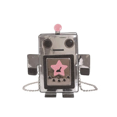 Colorful Laser Robot Crossbody Bag for Women