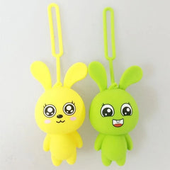Cartoon Silicone Car Key Bag Holder Multi-functional Little Fresh Key Bag