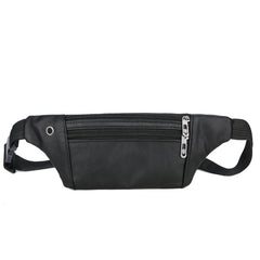 Men Leather Belt Pouch Fanny Pack Waist Clutch Bag
