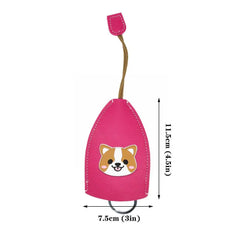 Shiba PU Leather Key Bag Large Capacity Car Key Holder Pouch