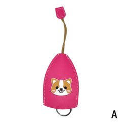 Shiba PU Leather Key Bag Large Capacity Car Key Holder Pouch