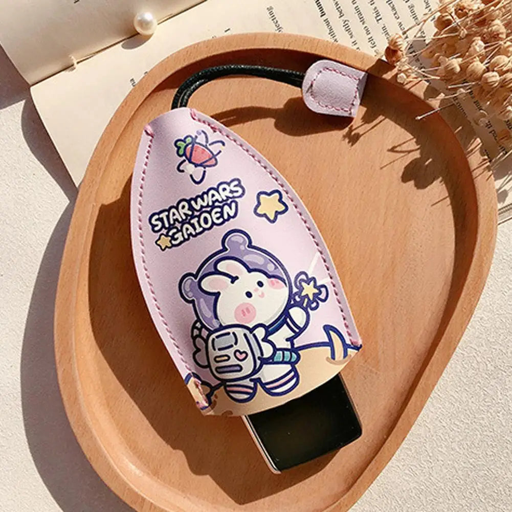 Cartoon Pull Out Key Case Car Key Bag Holder