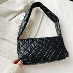 Quilted Cover Shoulder Bag Messenger Bag Space Padded
