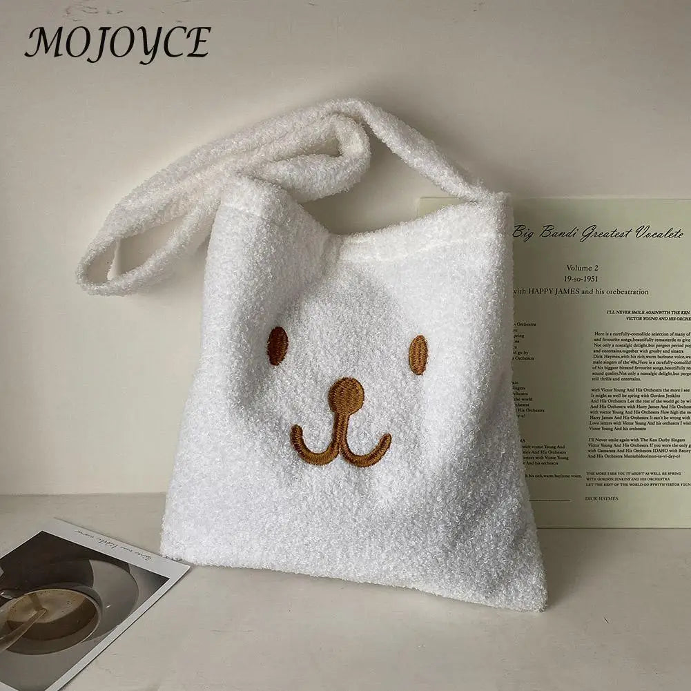Fluffy Square Cover Shoulder Bag for Women