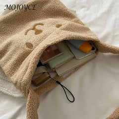 Fluffy Square Cover Shoulder Bag for Women